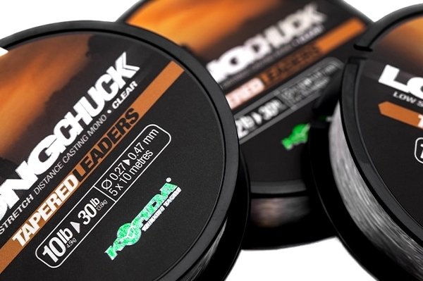 Korda Long Chuck Tapered Leaders Clear 0,33-0,47mm