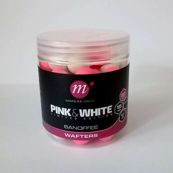 Mainline Fluro Pink & White Wafters 15mm - Banoffee